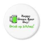 Happy Green Beer Day magnets