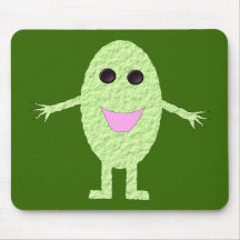 Happy Green Grape Mousepad
