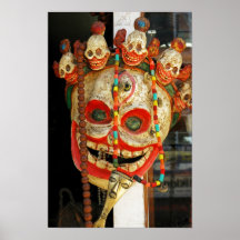 Happy Grin Mask Print