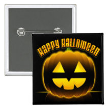 Happy Halloween 3B Button