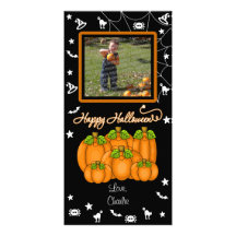 Happy Halloween (Add Your Photo and Text) Picture Card