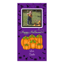 Happy Halloween (Add Your Photo and Text) Photo Greeting Card