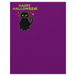 Happy Halloween Black Cat Customized Letterhead