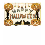 Happy Halloween Black Long sleeved T-shirt
