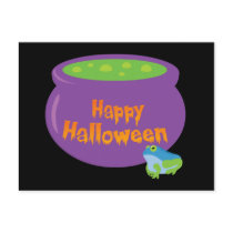 Happy Halloween Cauldron Postcards