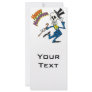happy halloween dancing bones skeleton custom rack card
