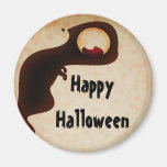 Happy Halloween dark creature magnet