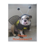 Happy Halloween, English Bulldog postcards