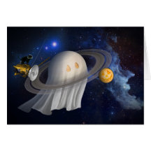 Happy Halloween from Outer Space Greeting Cards