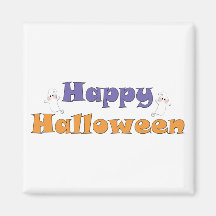 Happy Halloween Ghosts Magnet