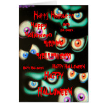 "Happy Halloween" Greeting Card
