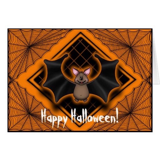 Happy Halloween Happy Bat 2 Cards