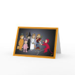 Happy Halloween Kids Party Cards