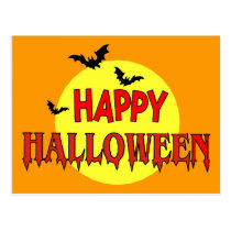 Happy Halloween postcards