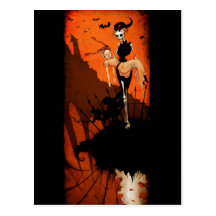 Happy Halloween Postcard