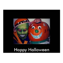 Happy Halloween Postcard
