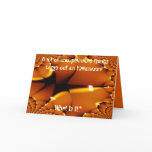 Happy Halloween Pumpkin Fractal-Unique halloween Card