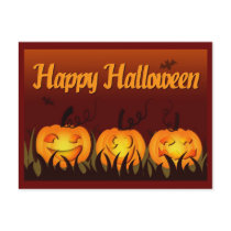 Happy Halloween - Pumpkins Postcards