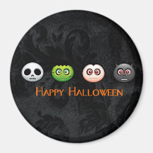 Happy Halloween Refrigerator Magnets