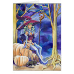 Happy Halloween Witch Card