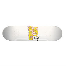happy halloween with bats yellow.png skateboard
