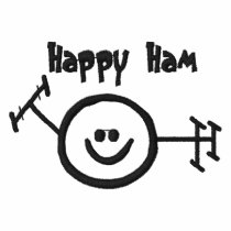 Happy Ham Embroidered Emblem Shirt