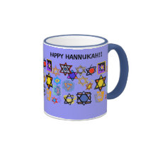 HAPPY HANNUKAH MUGS