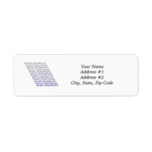 Happy Hanukkah Avery Label