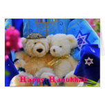 Happy Hanukkah Bears Greeting Card