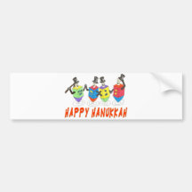 HAPPY HANUKKAH Bumper Sticker