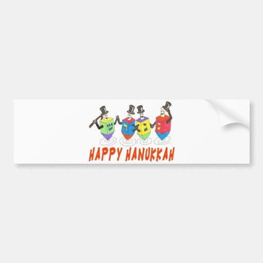 HAPPY HANUKKAH Bumper Sticker