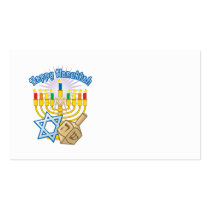 Happy Hanukkah Business Card Templates