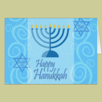 Happy Hanukkah Card cards