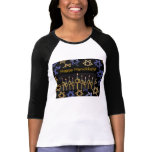 Happy Hanukkah!  Classic Baseball Jersey Template t-shirts
