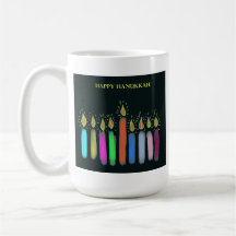HAPPY HANUKKAH COFFEE MUGS