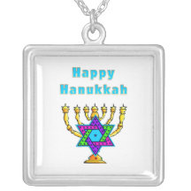 Happy Hanukkah Personalized Necklace