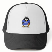 Happy Hanukkah Penguin Mesh Hats