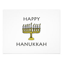 Happy Hanukkah invitations