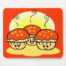Happy Happy Sad Muffins Mouse Pads