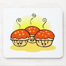Happy Happy Sad Muffins Mousepads