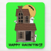 Happy Haunting 2 Scary House mousepads