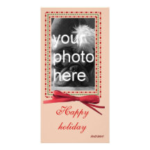 happy holiday christmas picture card