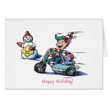 Happy Holiday Gary the Elf Greeting Card
