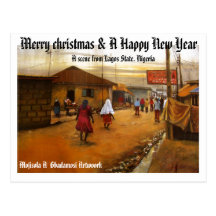 HAPPY HOLIDAY ( MOJISOLA A GBADAMOSI) POSTCARD