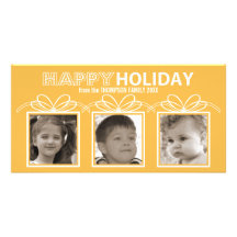 Happy Holiday Photo Card - honey