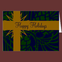 Happy Holiday Pinecone Present cards