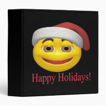 Happy Holidays 3 Ring Binder