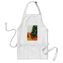 HAPPY HOLIDAYS APRONS