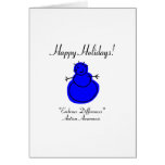 Happy Holidays Autism Awareness Greeting Card