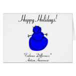 Happy Holidays (Autism) Greeting Card
